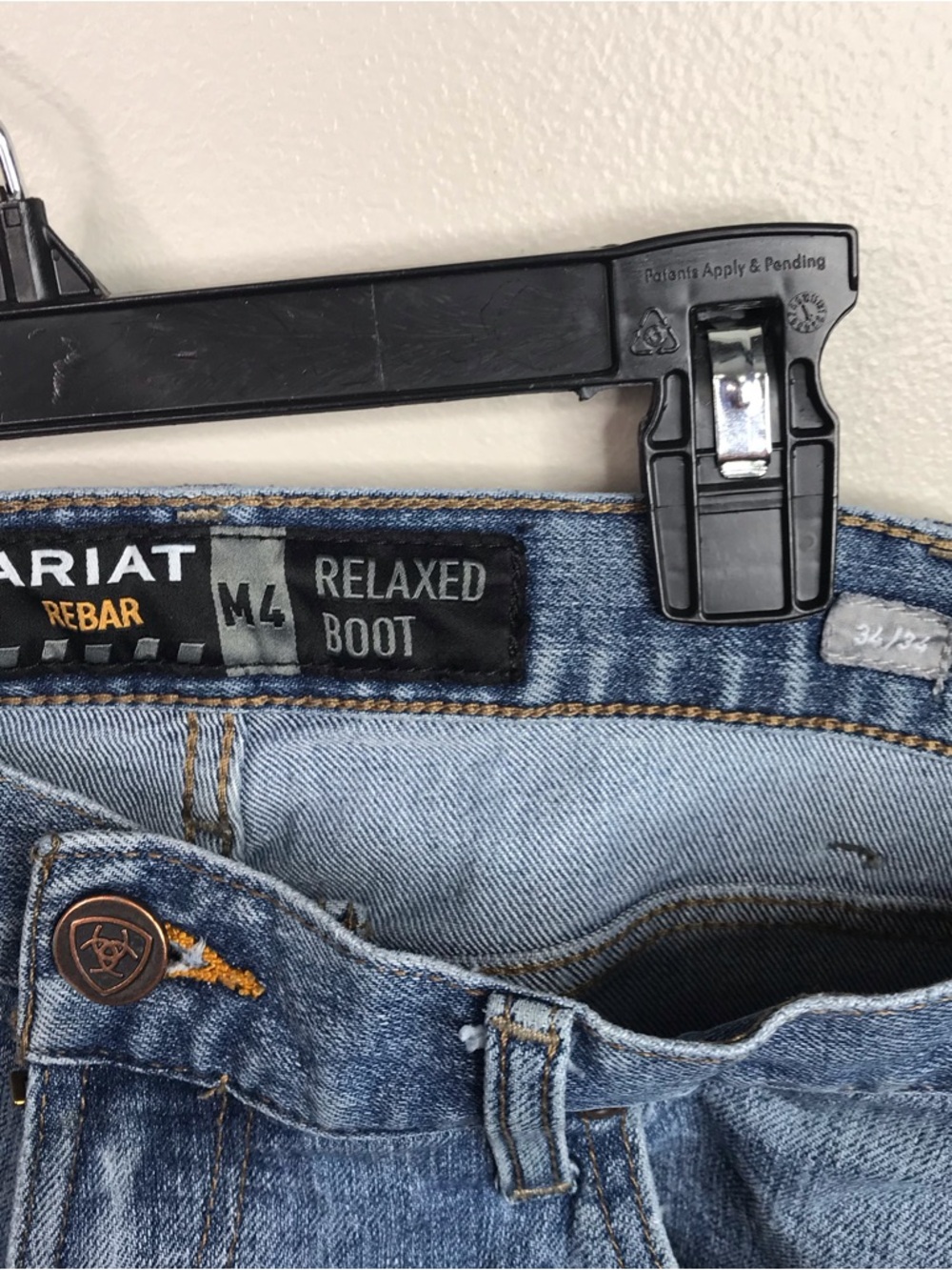 Ariat Rebar M4 Relaxed Boot Jeans Mens 34x34 - Picture 5 of 5